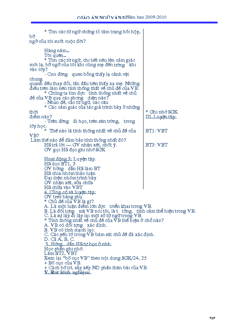 image for page Giao an van 8 nam hoc 09 10