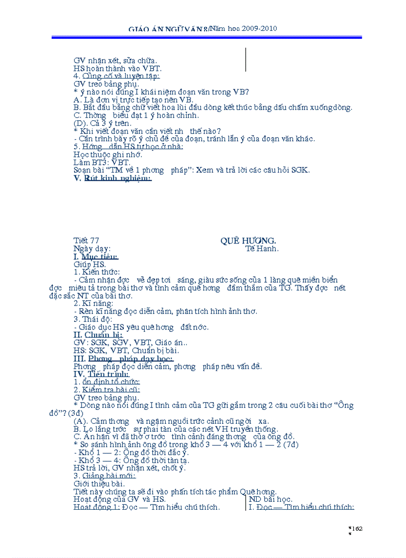 image for page Giao an van 8 nam hoc 09 10