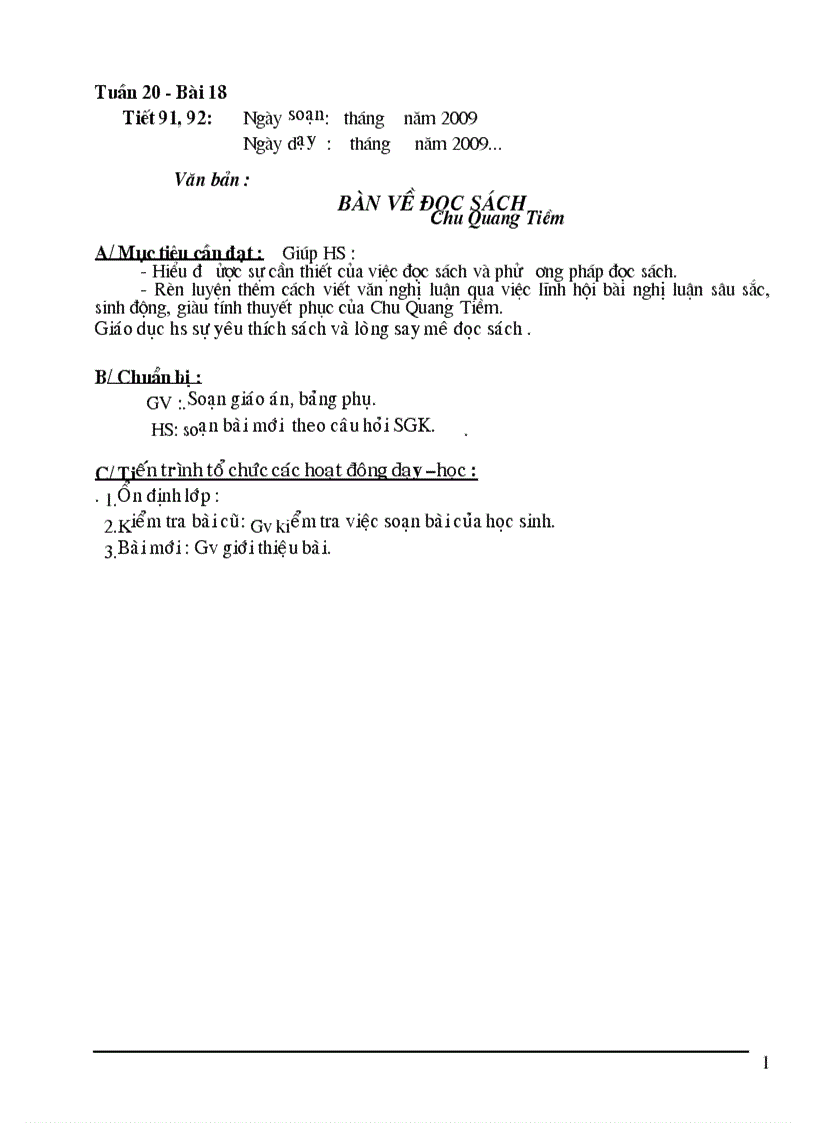 image for page Giáo án văn 9 HkII