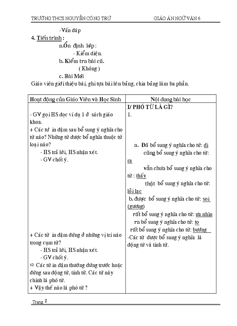 image for page Giao an van hoc ki II da chinh sua