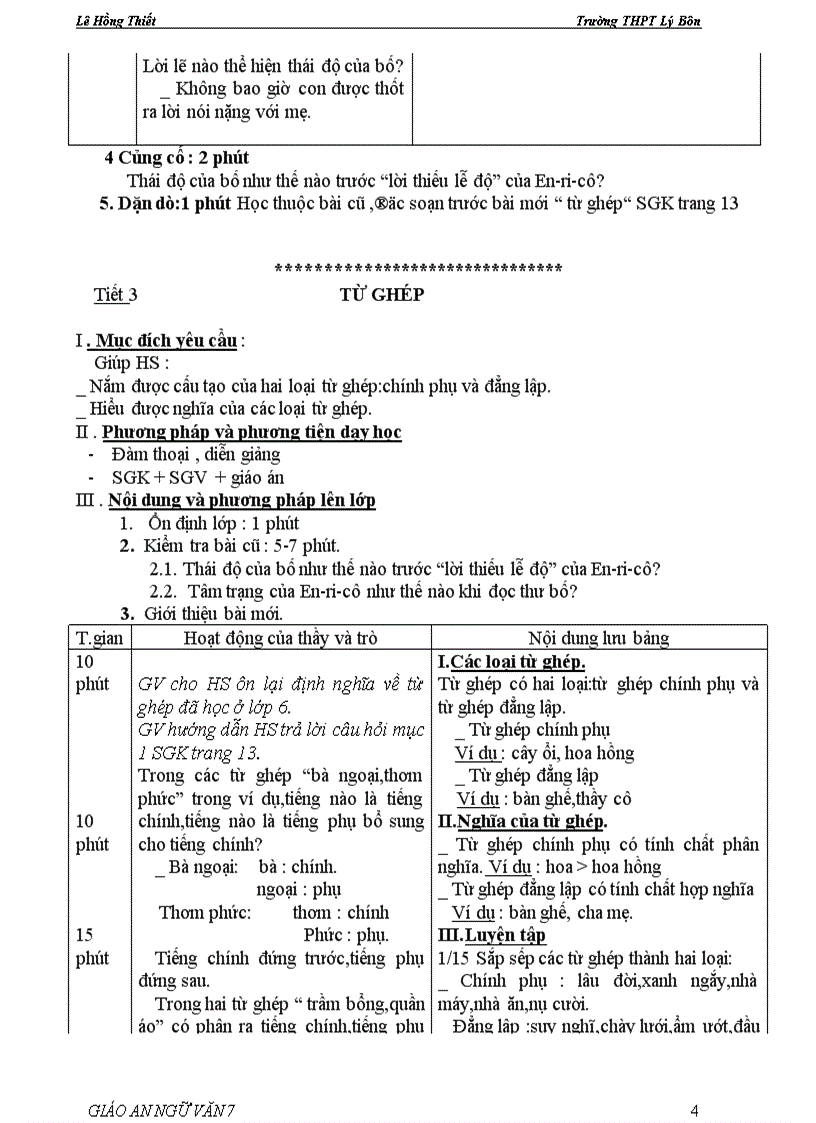 image for page Giáo án văn7 chuẩn