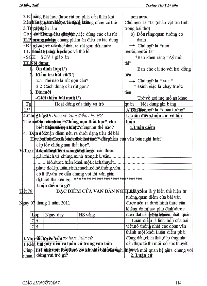 image for page Giáo án văn7 chuẩn