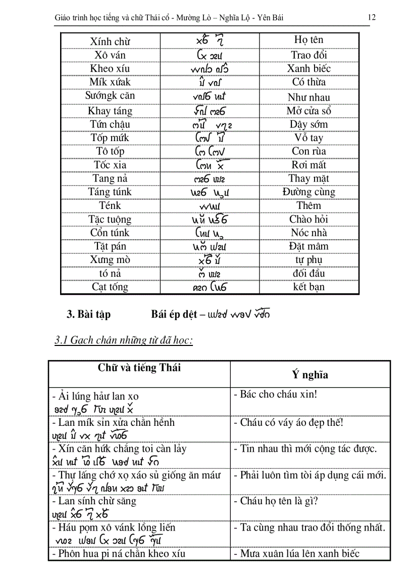 image for page Giáo trình chữ Thái cổ của dân tộc Thái