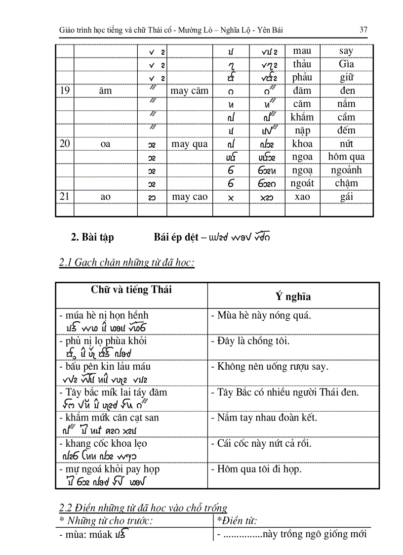 image for page Giáo trình chữ Thái cổ của dân tộc Thái