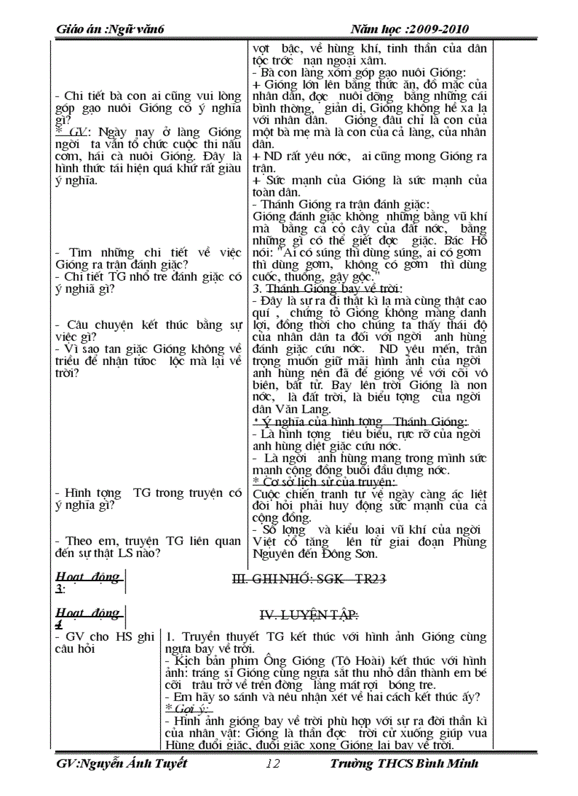 image for page Giáo án Ngữ văn 6 hay 1