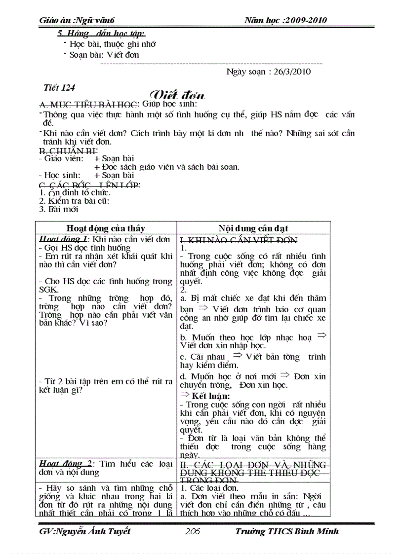 image for page Giáo án Ngữ văn 6 hay 1