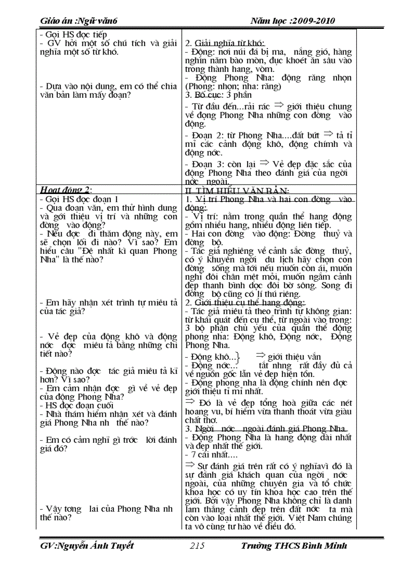 image for page Giáo án Ngữ văn 6 hay 1