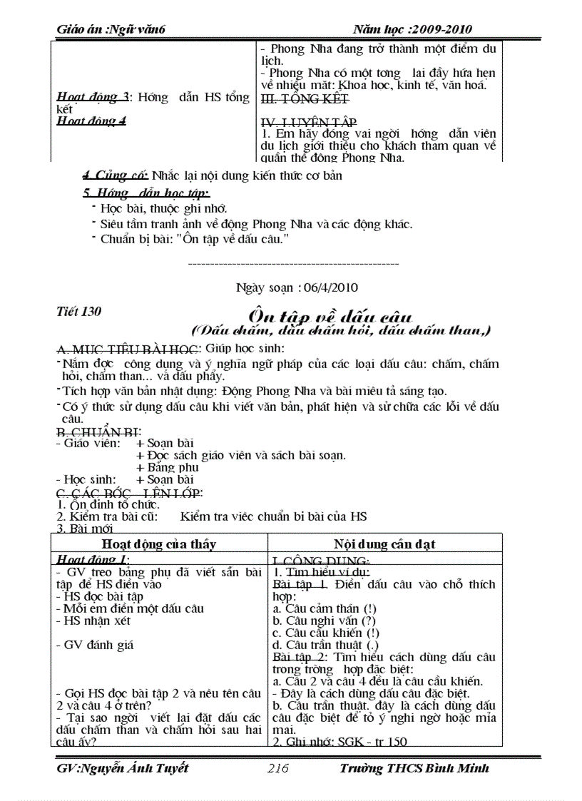 image for page Giáo án Ngữ văn 6 hay 1