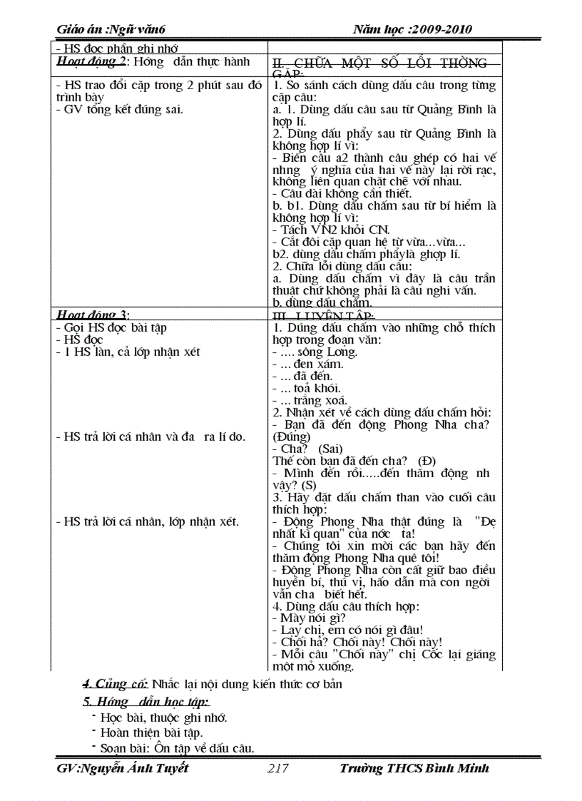 image for page Giáo án Ngữ văn 6 hay 1