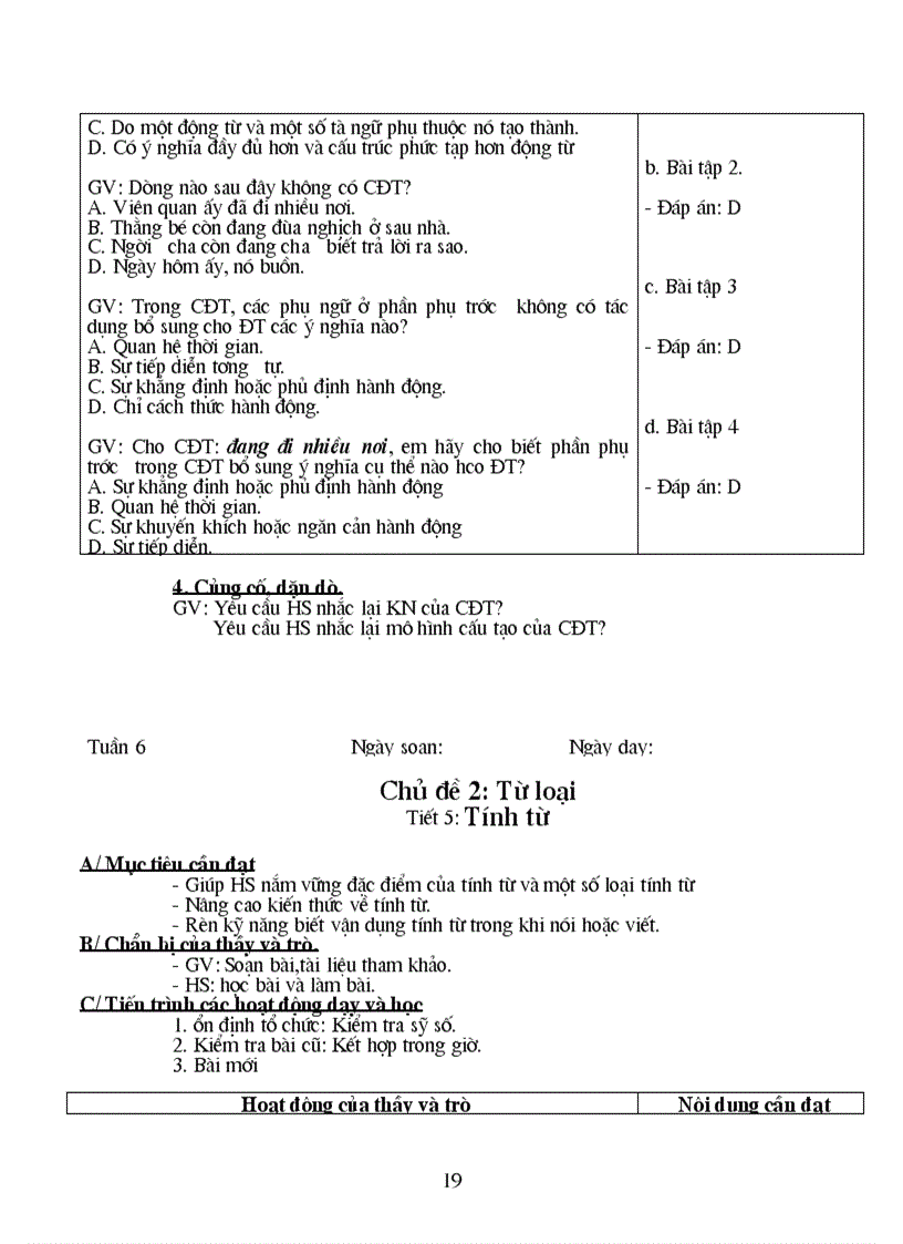 image for page Giáo án tự chon văn 6 1