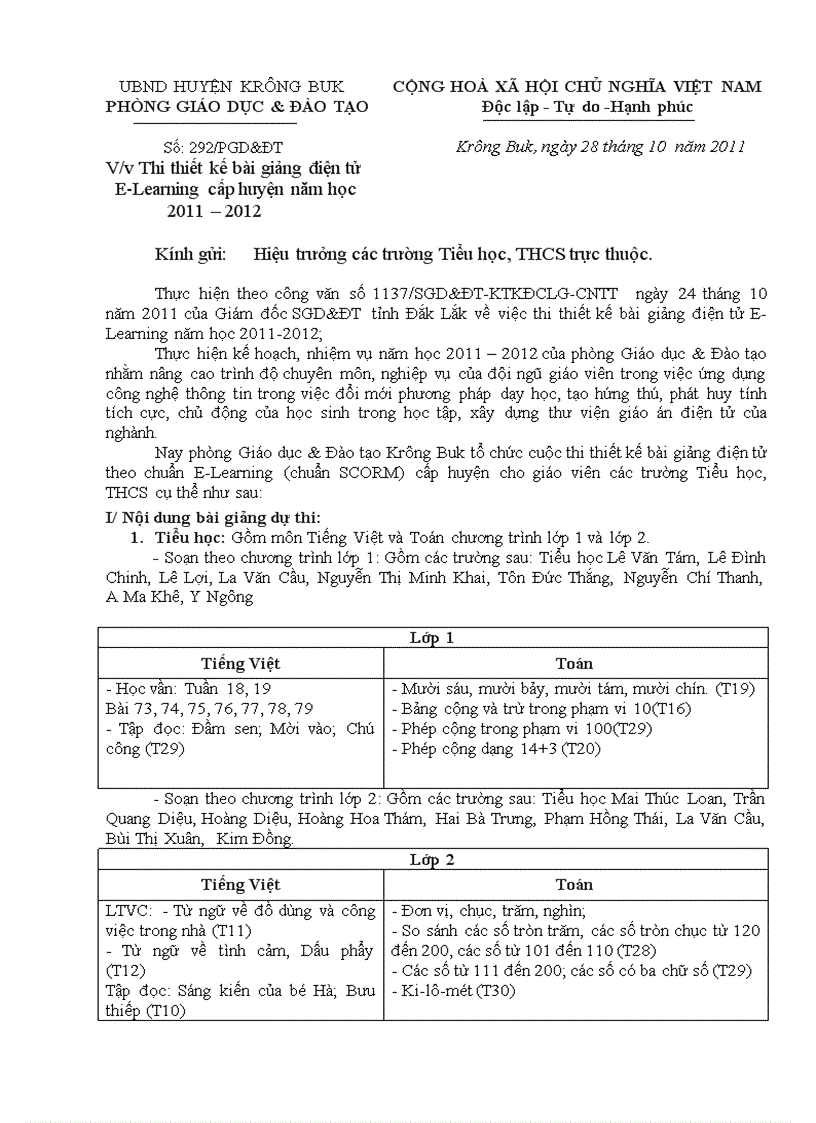 image for page Hướng dẫn thi soạn giáo án E learning