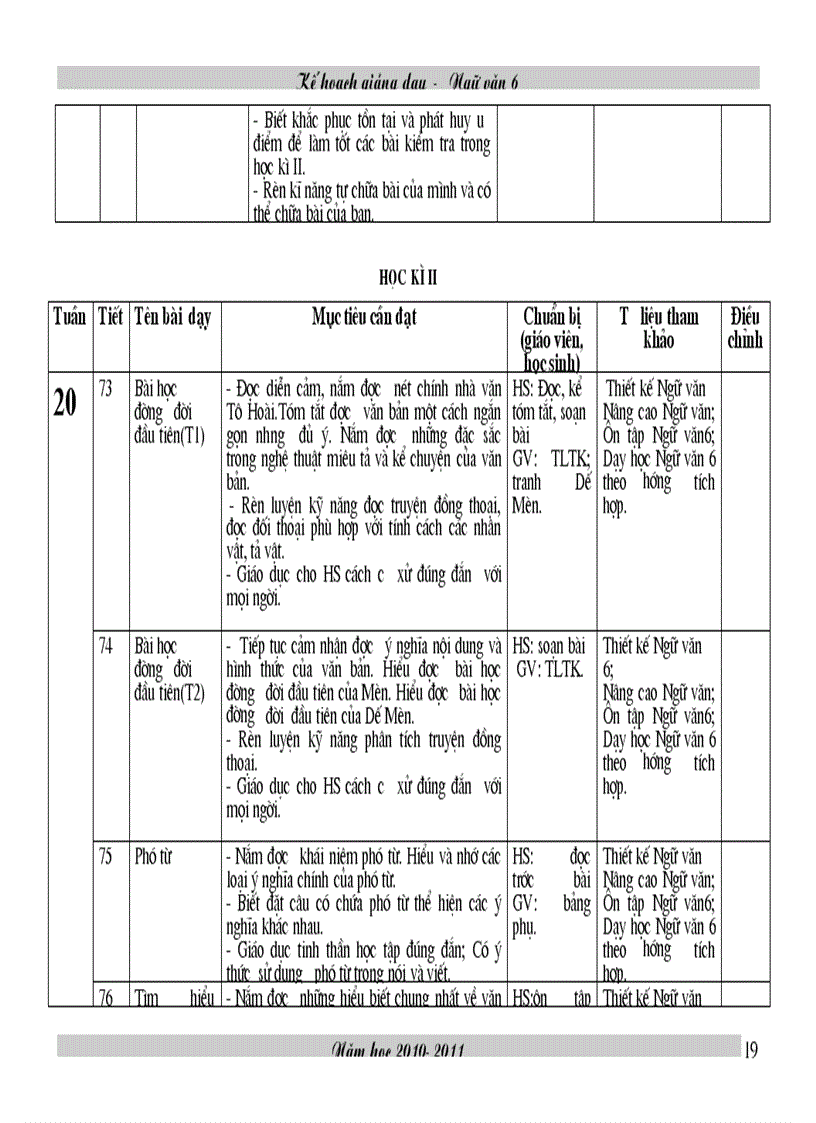 image for page Ke hoach bo mon van 6 theo chuan KT