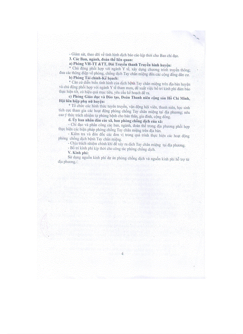 image for page Kế hoạch phòng chống bệnh chân tay miệng