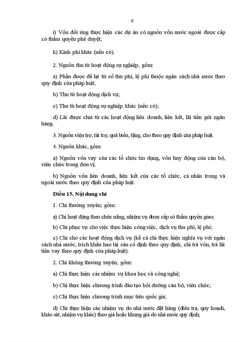 image for page Nghị định 43 về giao quyền tự chủ tự chịu trách nhiệm biên chế tài chính