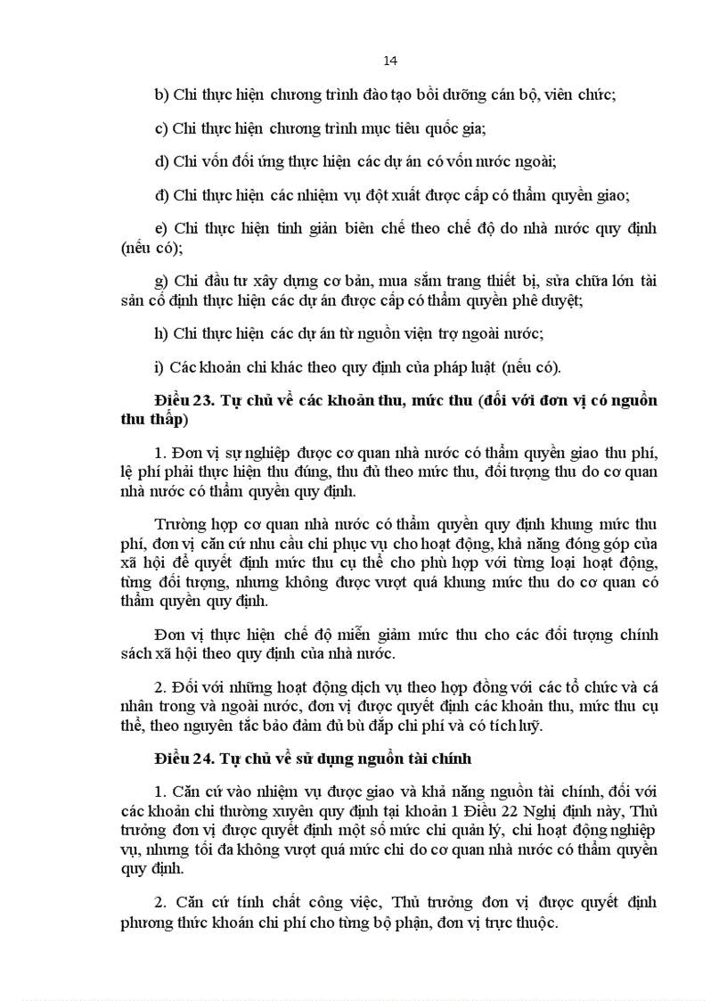 image for page Nghị định 43 về giao quyền tự chủ tự chịu trách nhiệm biên chế tài chính