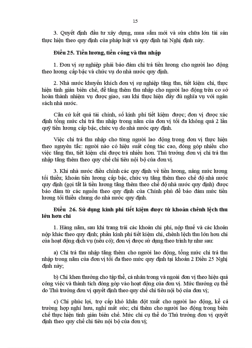 image for page Nghị định 43 về giao quyền tự chủ tự chịu trách nhiệm biên chế tài chính