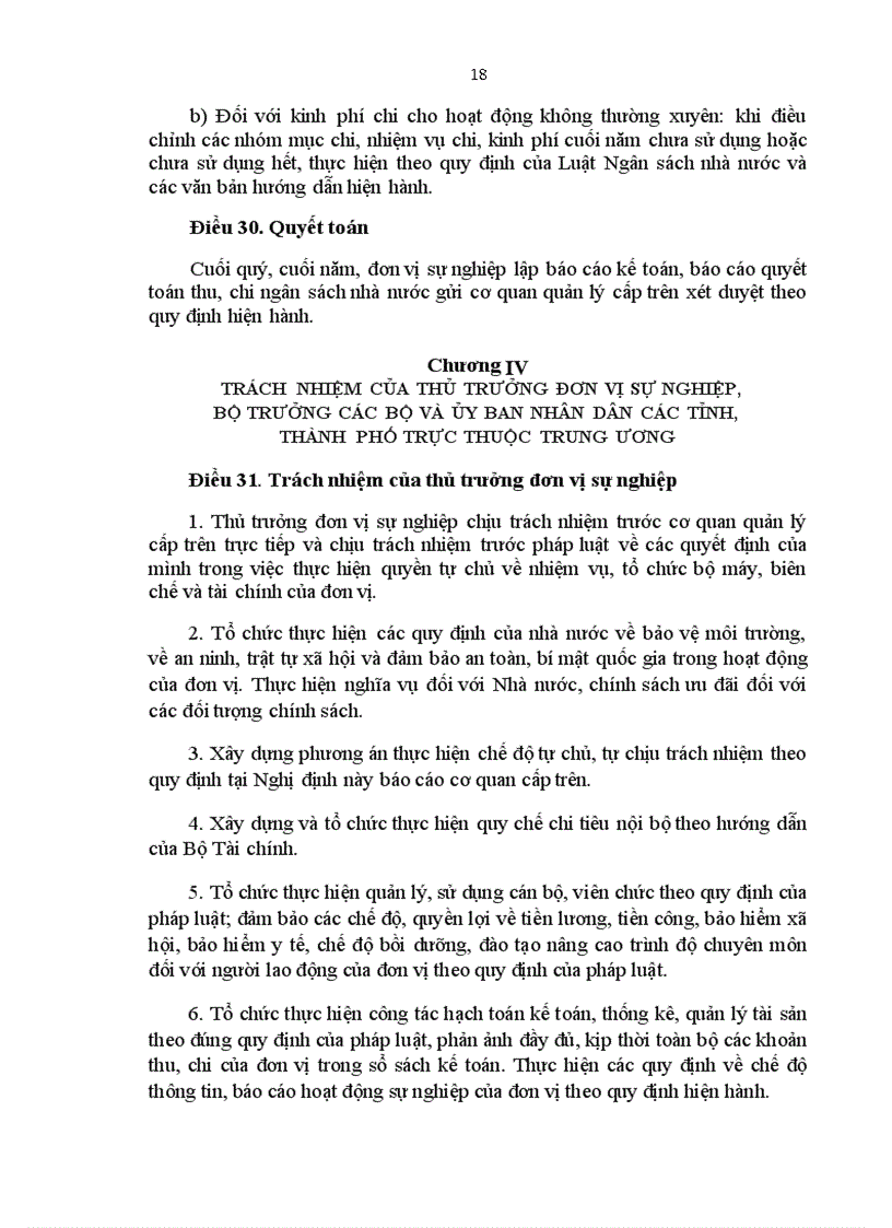 image for page Nghị định 43 về giao quyền tự chủ tự chịu trách nhiệm biên chế tài chính