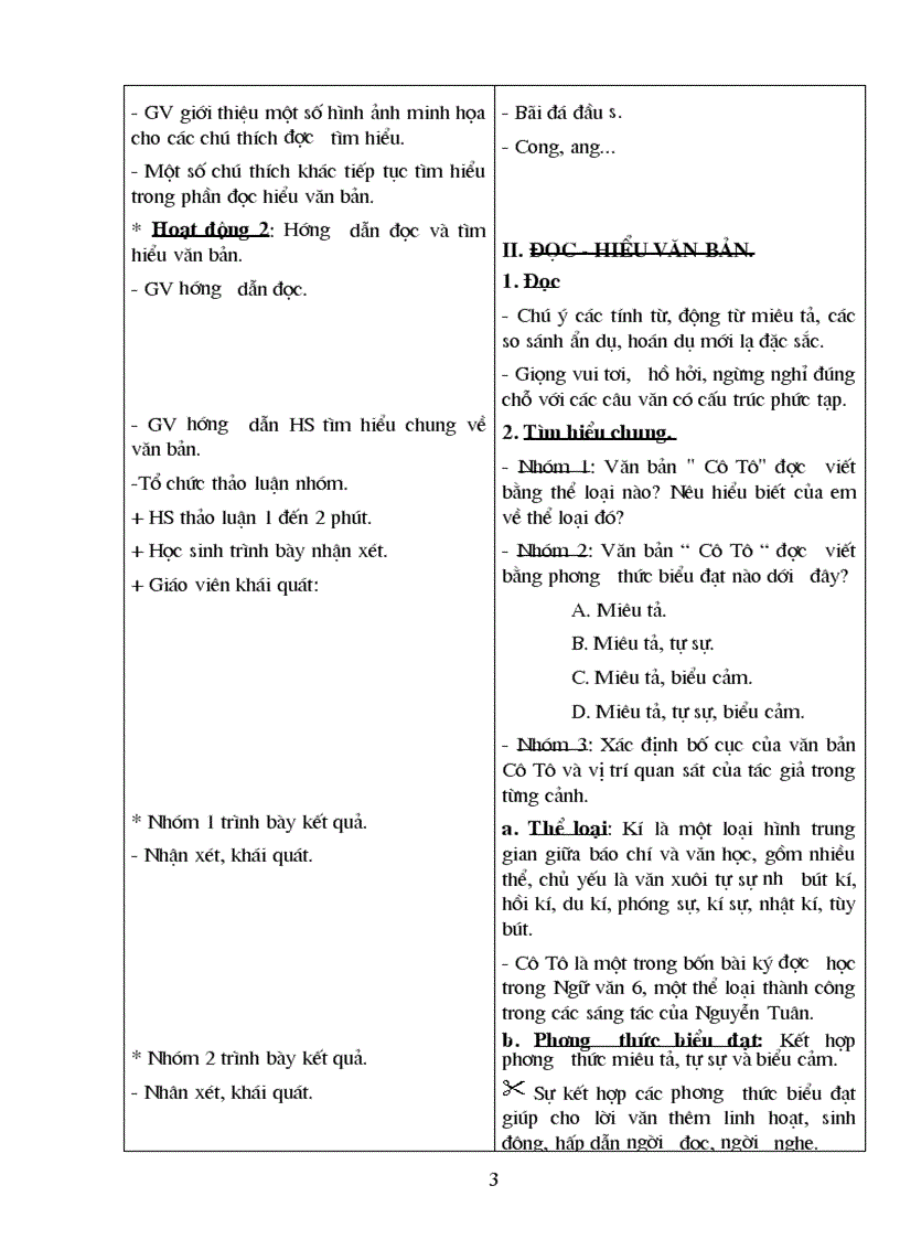 image for page NGữ Văn 6 Bài 25 Tiết 103