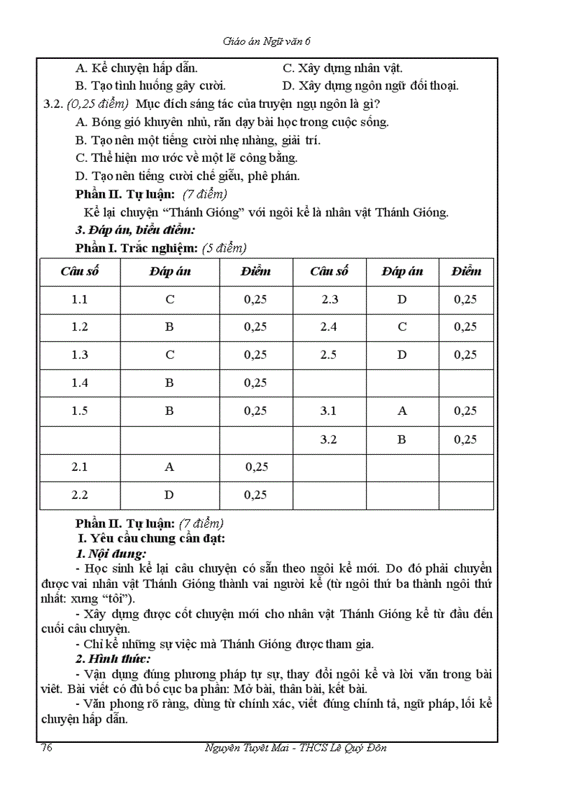 image for page Ngữ văn 6 T51 100