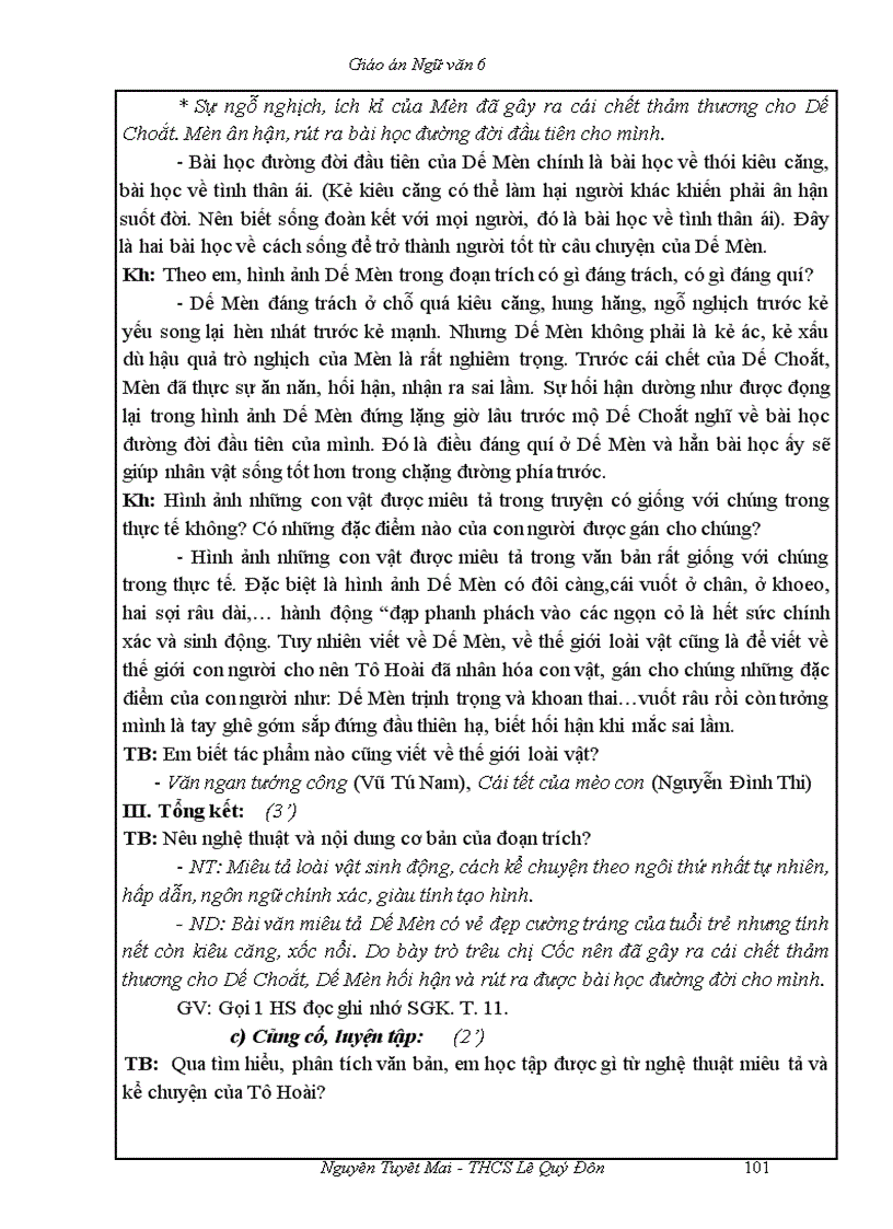 image for page Ngữ văn 6 T51 100