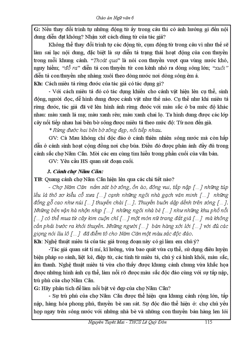 image for page Ngữ văn 6 T51 100