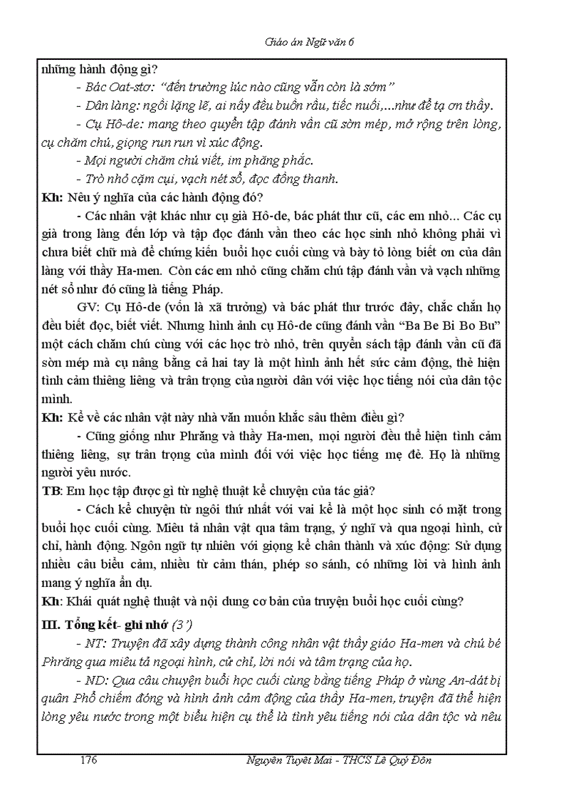 image for page Ngữ văn 6 T51 100