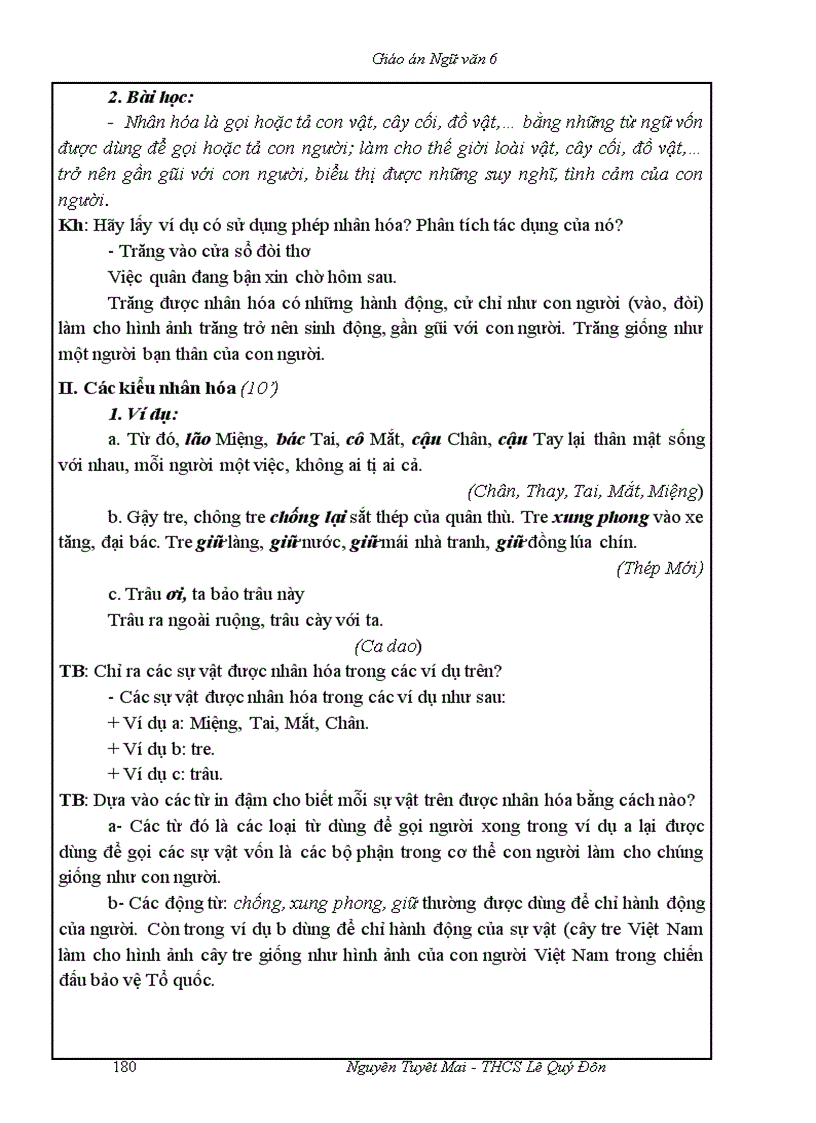 image for page Ngữ văn 6 T51 100