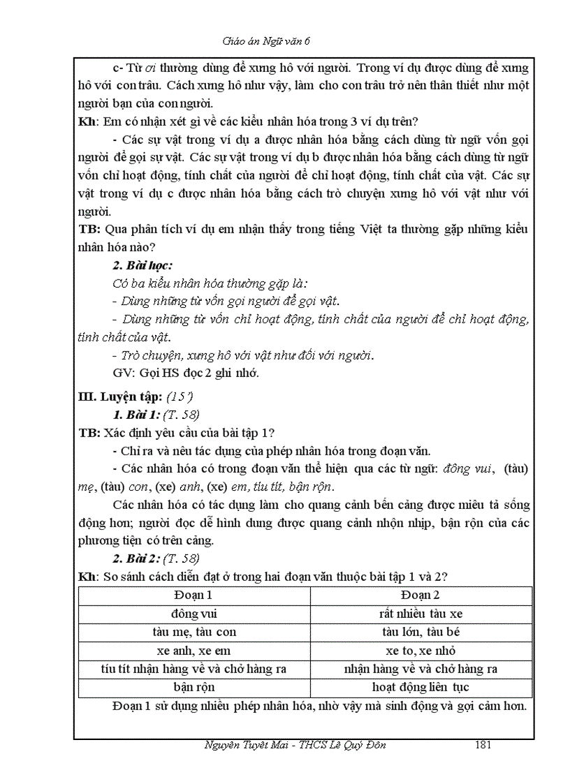 image for page Ngữ văn 6 T51 100