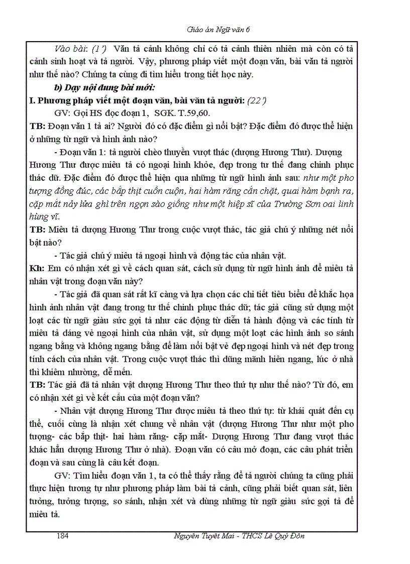 image for page Ngữ văn 6 T51 100