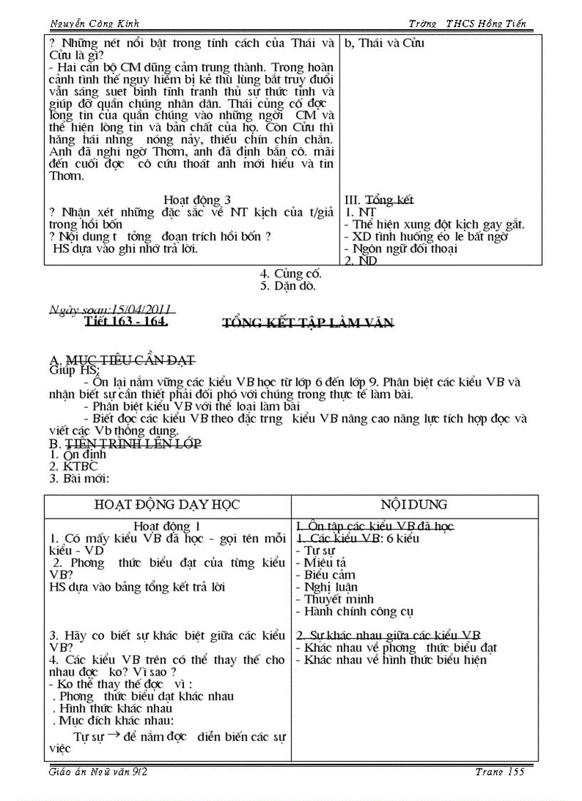 image for page Ngữ văn 9 Tuần 35