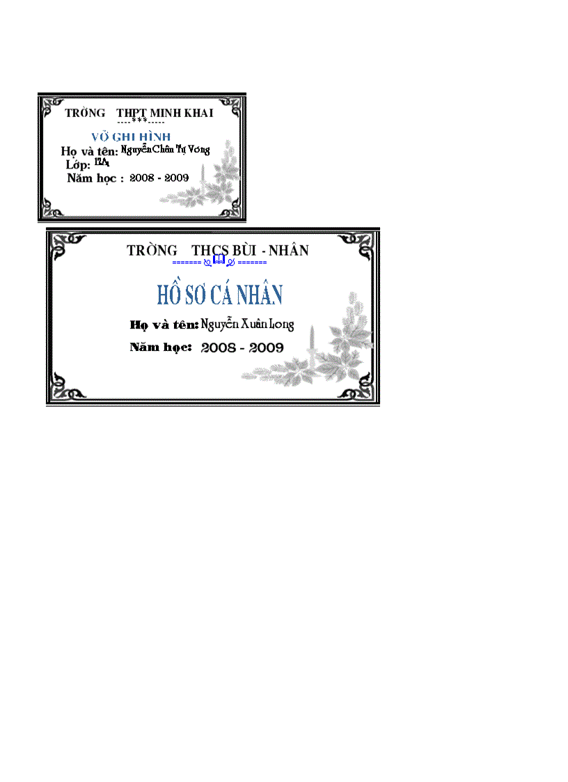 image for page Nhãn vở đẹp 1