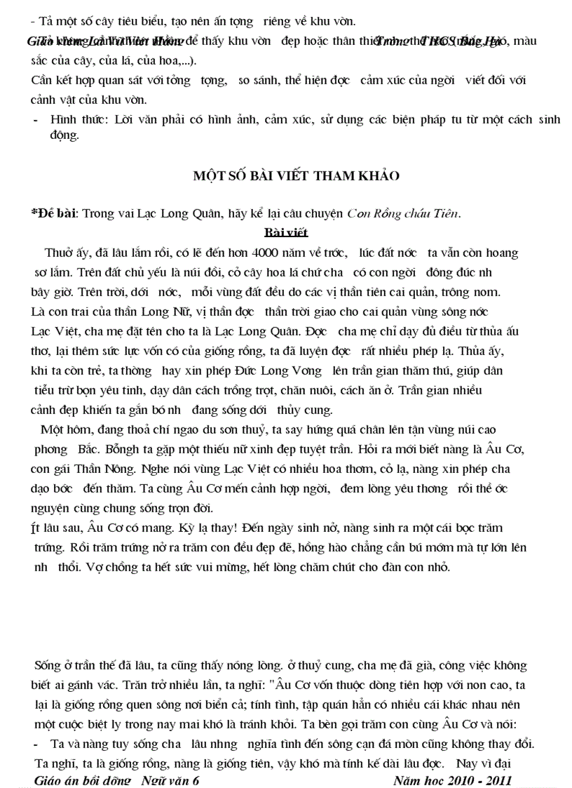 image for page Nhung bai van mau lop 6