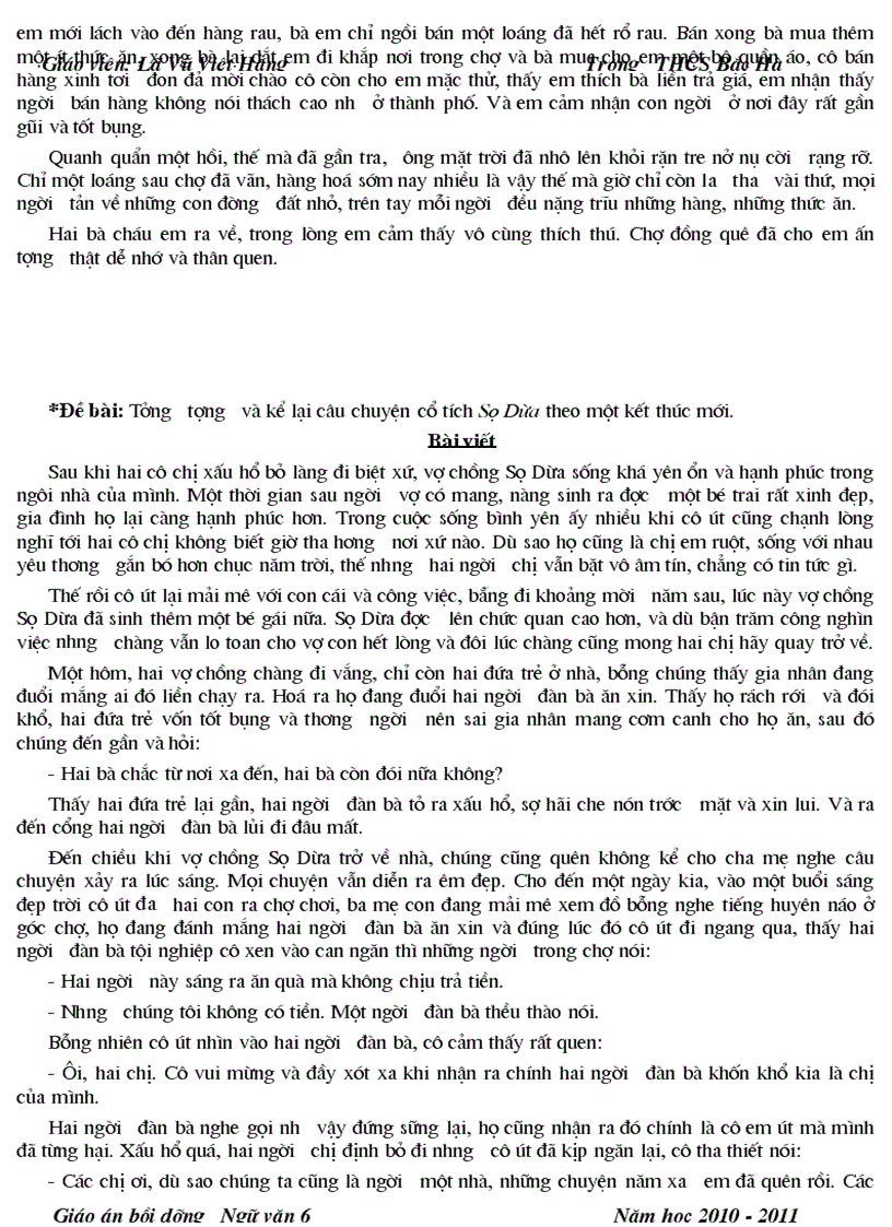 image for page Nhung bai van mau lop 6