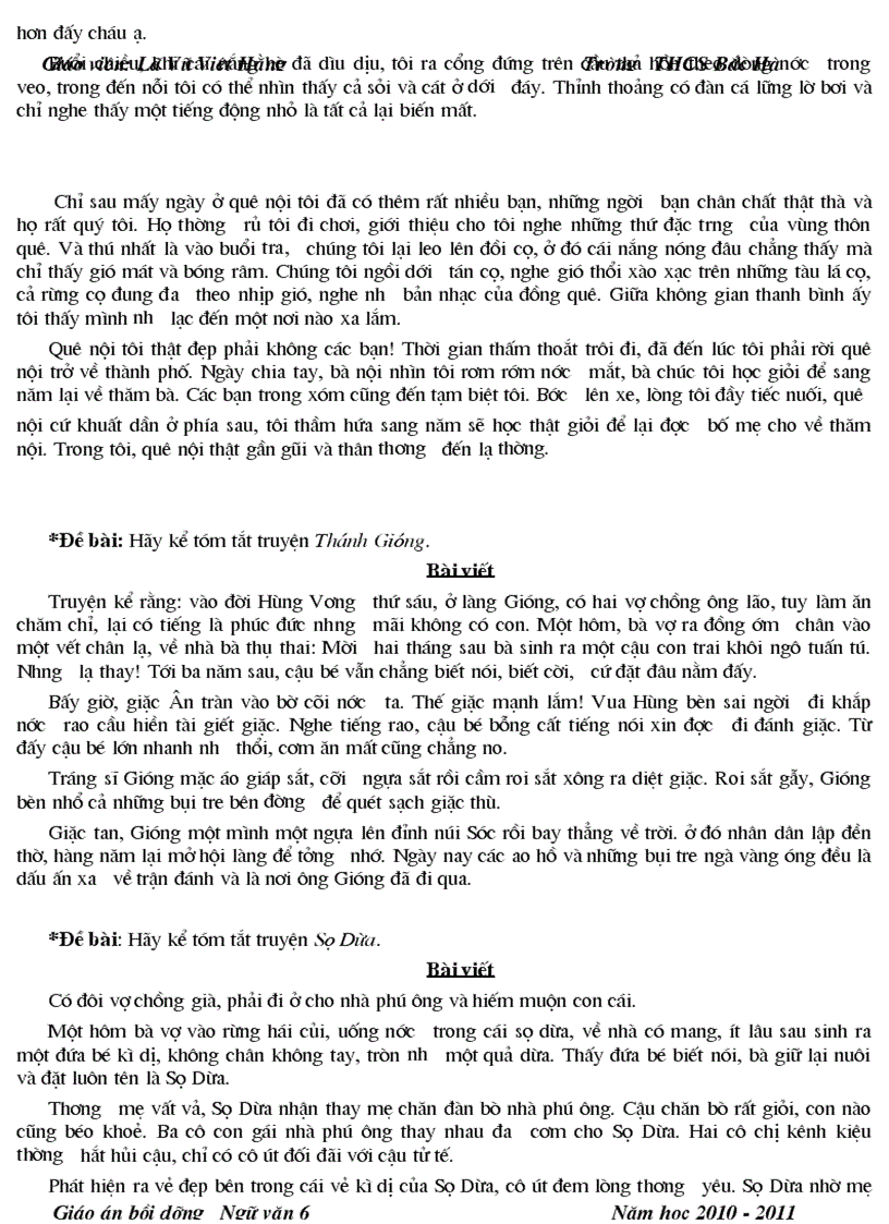 image for page Nhung bai van mau lop 6