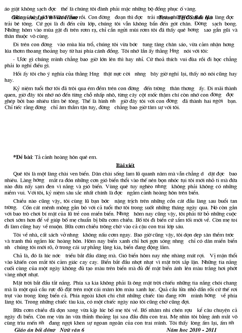 image for page Nhung bai van mau lop 6