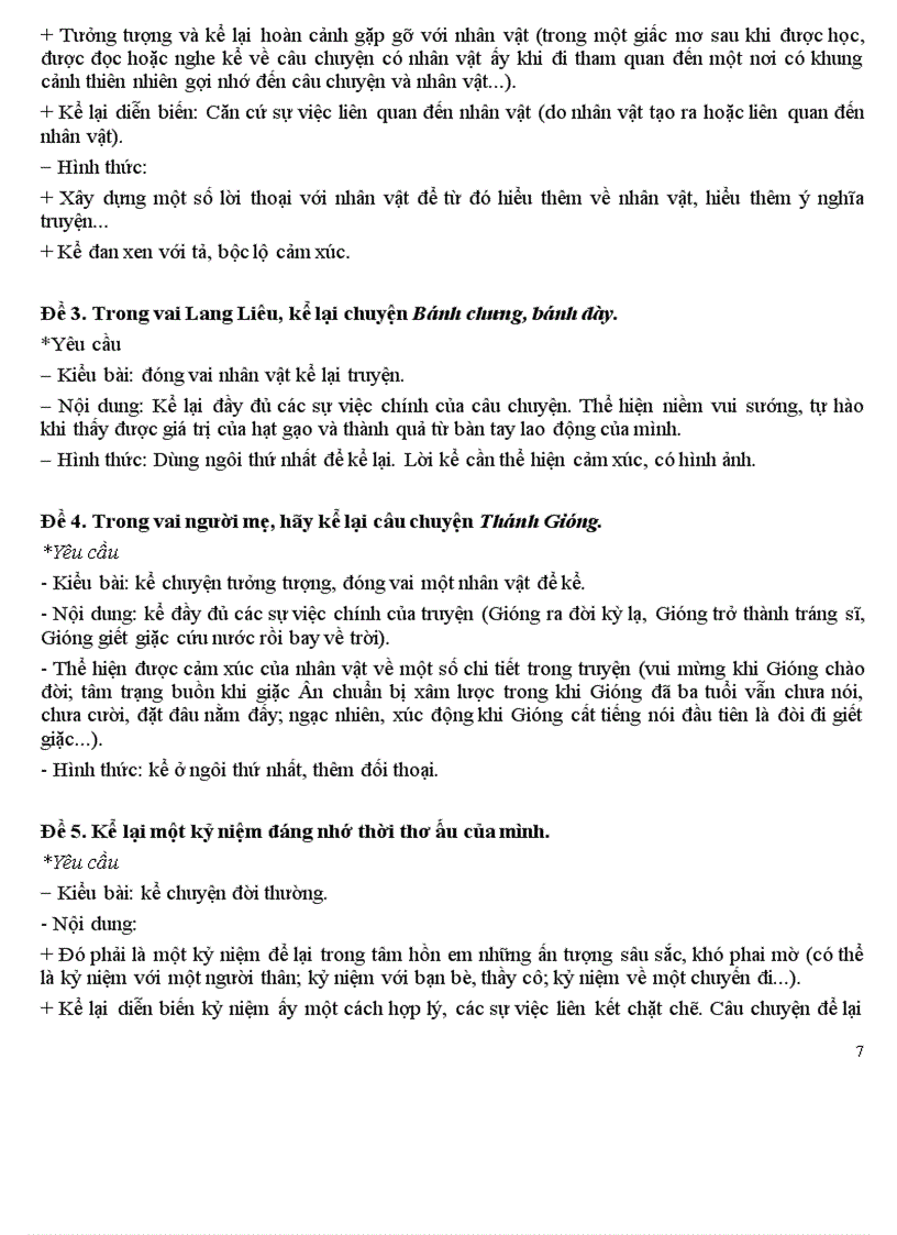 image for page Những bài TLV mẫu của lớp 6