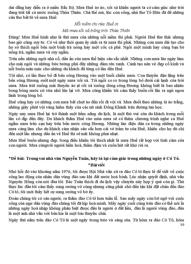 image for page Những bài TLV mẫu của lớp 6