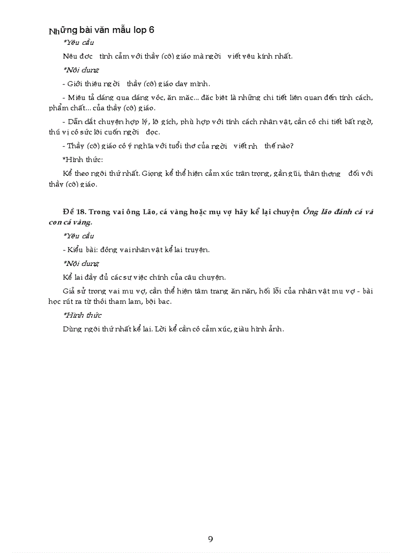 image for page Nhung bai van hay lop 6