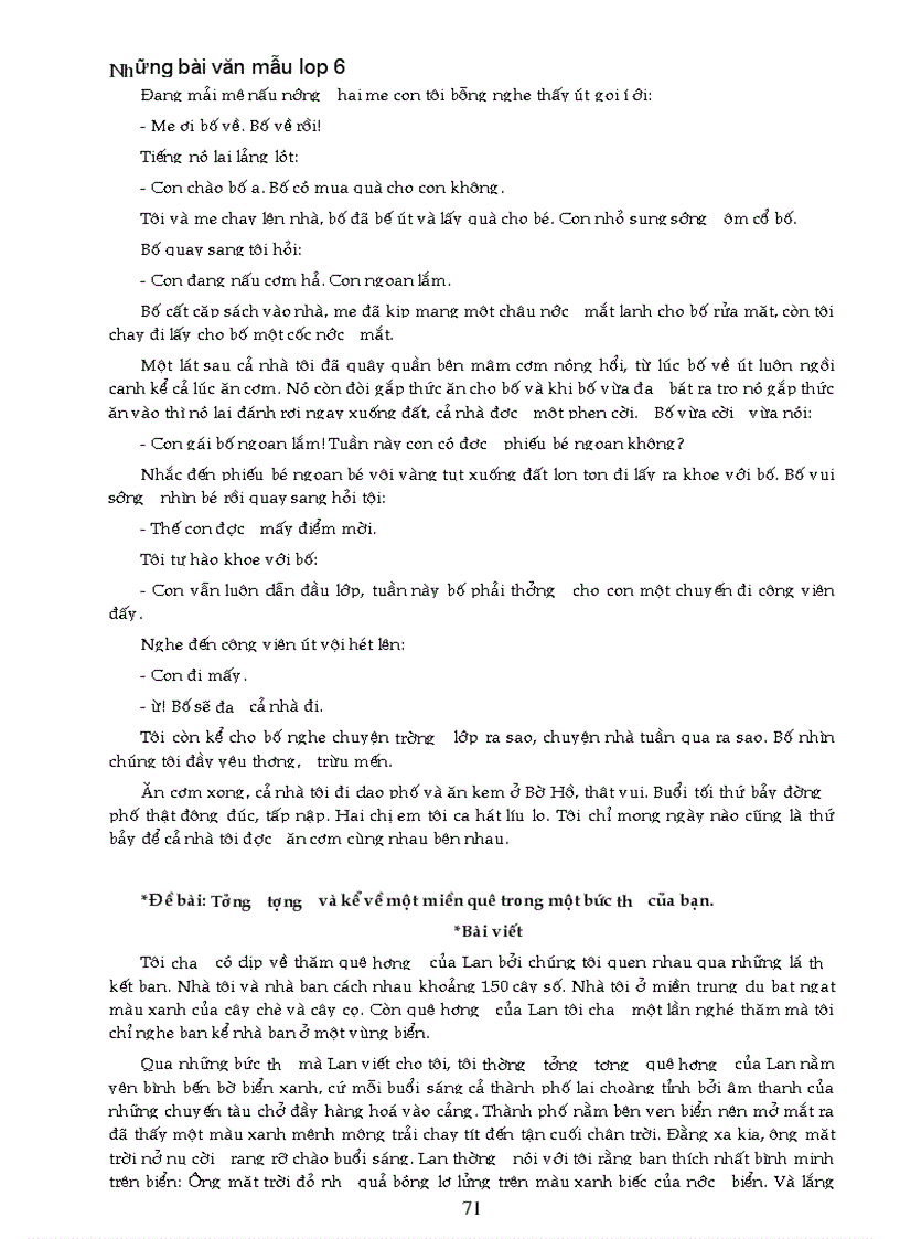 image for page Nhung bai van hay lop 6
