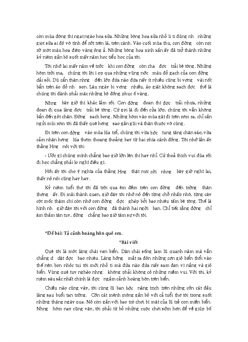 image for page Những bài văn miêu tả lớp 6