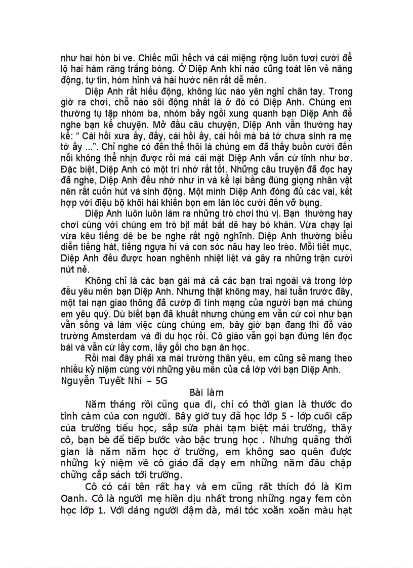 image for page Những bài văn miêu tả mẫu