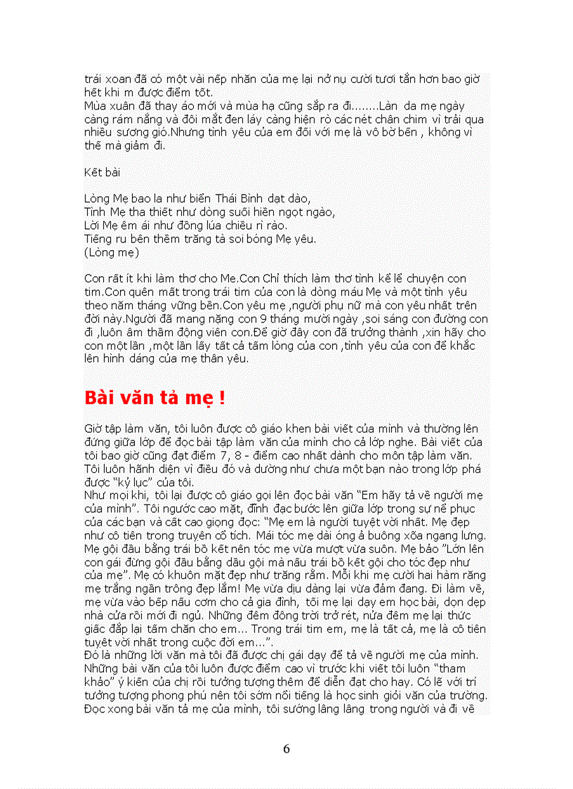 image for page Ôn văn 6 Văn miêu tả