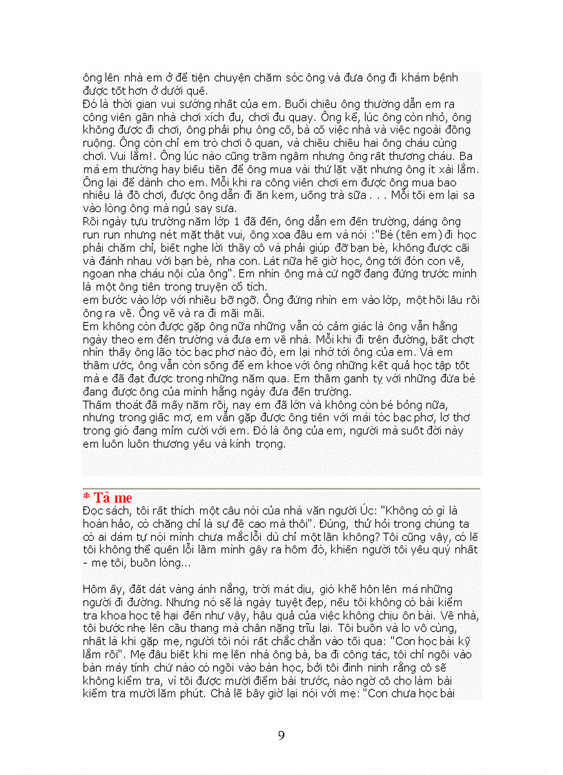 image for page Ôn văn 6 Văn miêu tả