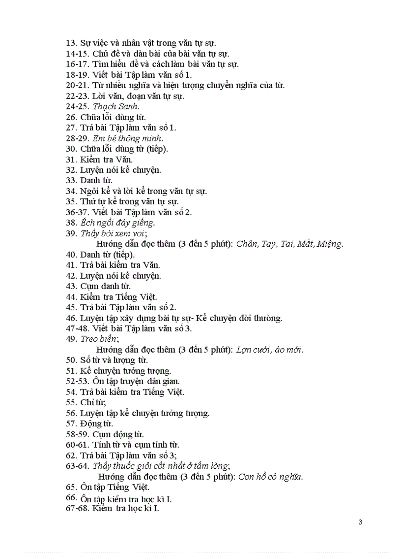 image for page Phân phối chương trình môn ngữ văn