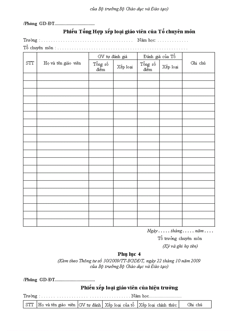 image for page Phiếu tự nx đg của gv 2011
