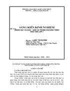 Sáng kiến kinh nghiệm văn 6