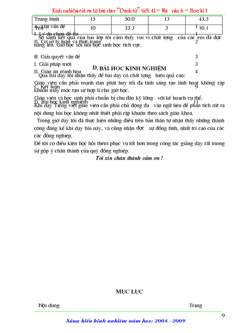 image for page Skkn văn 6 kn dạy bài danh từ