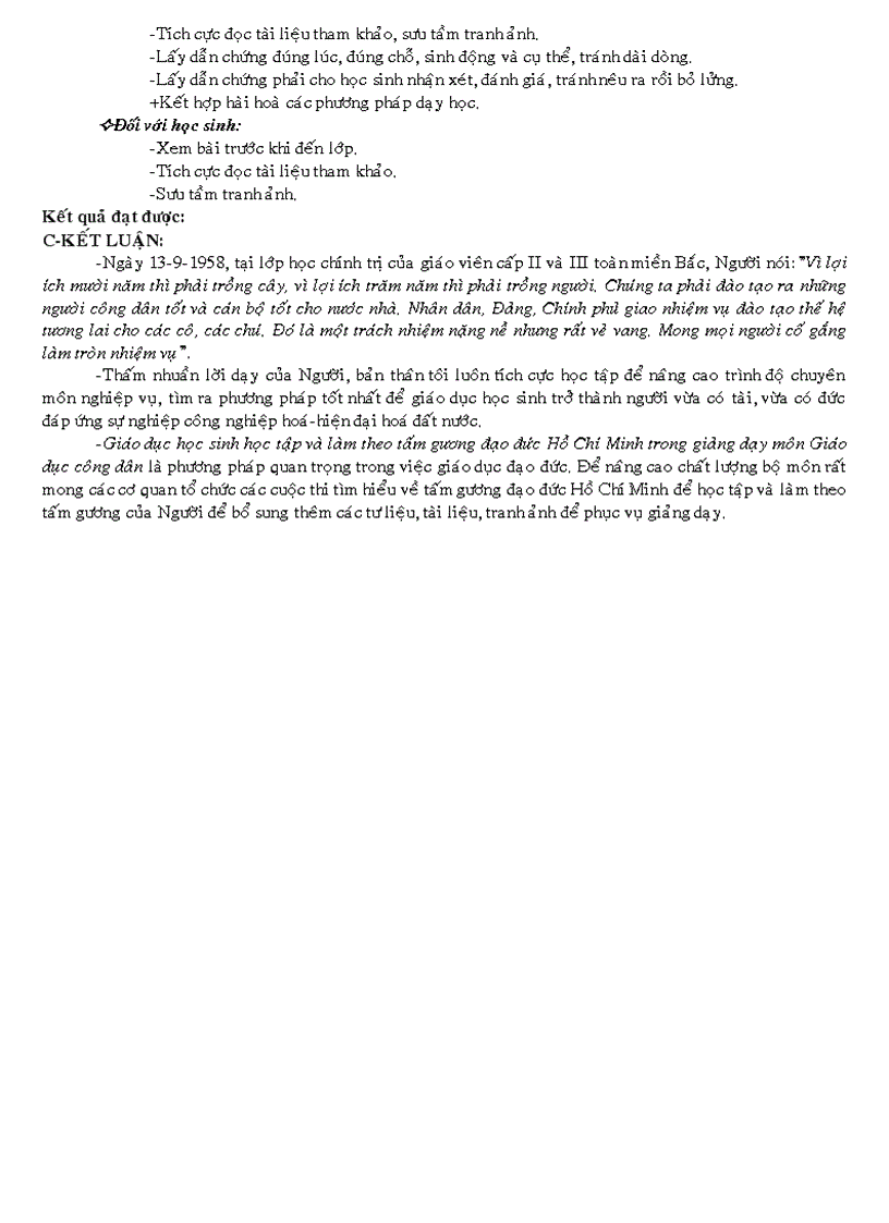 image for page SKKN về GD đạo đức HCM trong môn GDCD