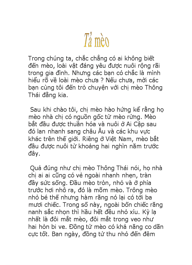 image for page Tả mèo