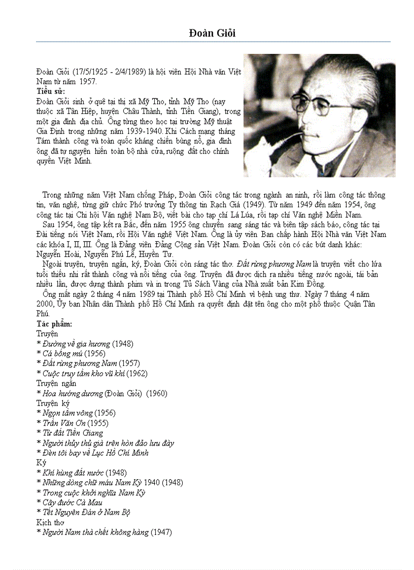 image for page Tác giả trong chương trình ngữ văn 6 phần 2